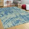 Homeroots 5 ft. 3 in. x 7 ft. 7 in. UV-Treated Polypropylene Grey & Denim Area Rug 353955 - alternate 4